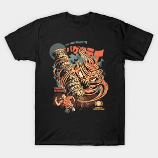 The Kaiju Spaghetti - Black Version T-Shirt